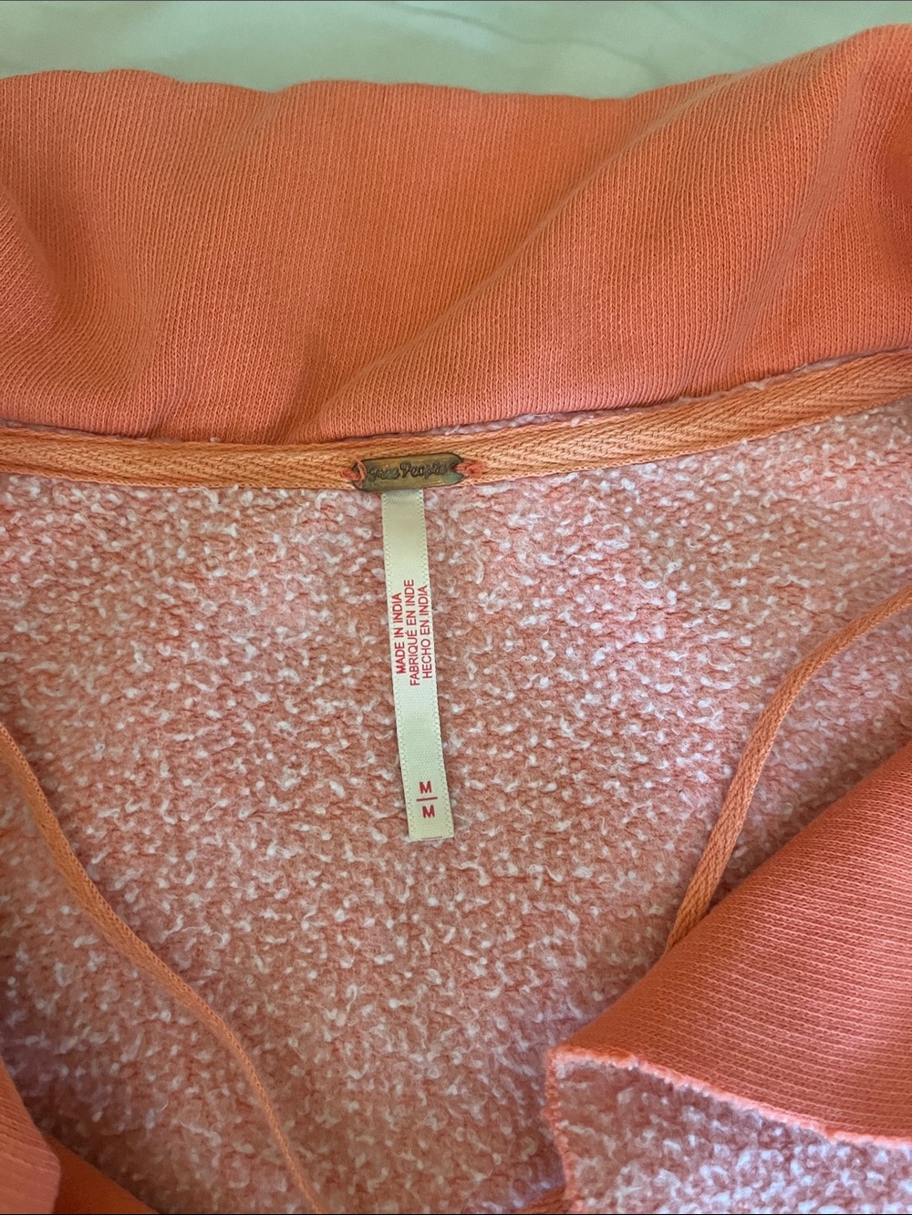 Free people color block oversized sweatshirt zip - Picture 2 of 2